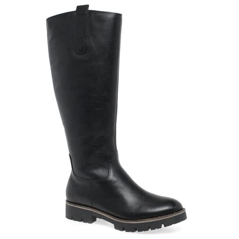 Black Nappa Leather Boots 